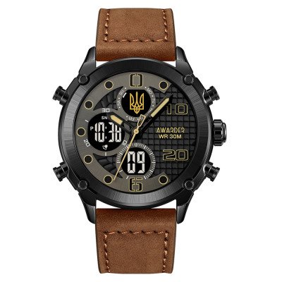 Awarder 017 Тризуб золото  Black-Brown