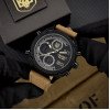 Мужские часы Awarder 017 Тризуб золото  Black-Brown фото 9
