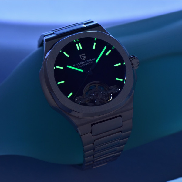 Чоловічий годинник Pagani Design PD-YS025 Silver-Blue фото 11