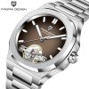 Чоловічий годинник Pagani Design PD-YS025 Silver-Brown фото 3
