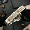 Мужские часы Pagani Design PD-YS025 Silver-Gold-Light Brown фото 7