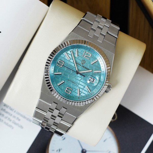 Чоловічий годинник Pagani Design PD-YS027 Silver-Blue фото 8