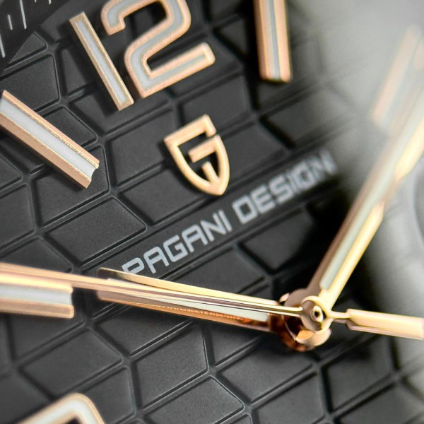 Мужские часы Pagani Design PD-YS027 Gold-Black фото 8