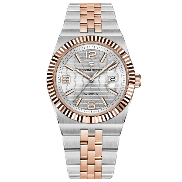 Чоловічий годинник Pagani Design PD-YS027 Silver-Gold-White фото 1