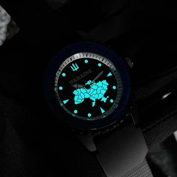 Наручные часы Awarder 031 Ukraine Black-Blue фото 8