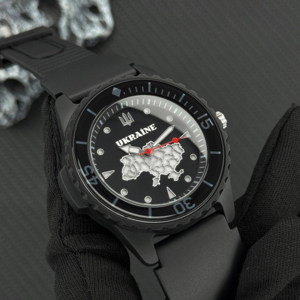 Наручные часы Awarder 031 Ukraine All Black фото 3