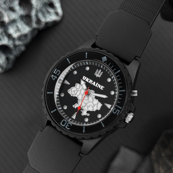 Наручные часы Awarder 031 Ukraine All Black фото 4