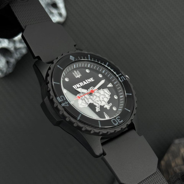 Наручные часы Awarder 031 Ukraine All Black фото 6