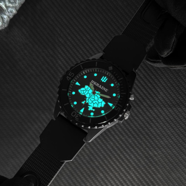 Наручные часы Awarder 031 Ukraine All Black фото 7