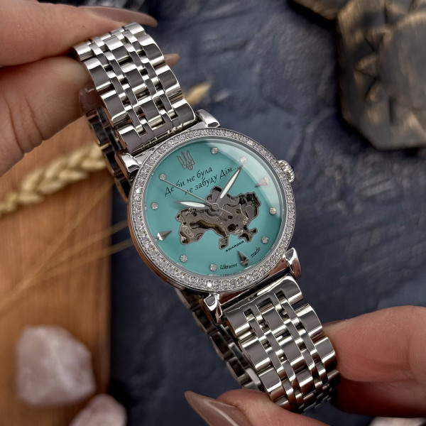 Женские часы Awarder 047 Silver-Blue фото 5