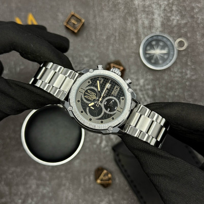 Awarder 016 Тризуб золото Silver-Black Steel