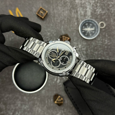 Awarder 016 Тризуб золото Silver-Black Steel