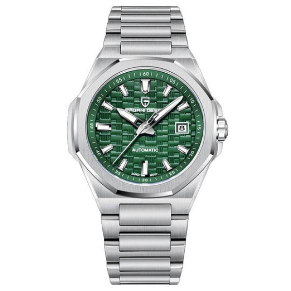 Чоловічий годинник Pagani Design PD-YS023 Silver-Green фото 1