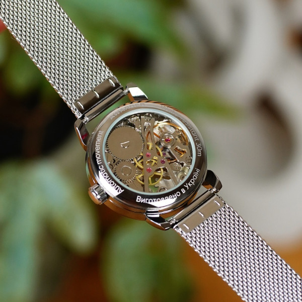 Жіночий годинник Awarder 028-3D Silver-White Де би не була фото 10