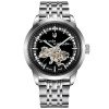 Чоловічий годинник Awarder 043-1 Де би не був Silver-Black Steel Miyota фото 2