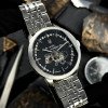 Чоловічий годинник Awarder 043-1 Де би не був Silver-Black Steel Miyota фото 4