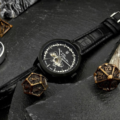 Awarder 043-1 Де би не був All Black Leather Miyota