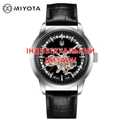 Awarder 043-1 Silver-Black Leather Індивідуальний дизайн