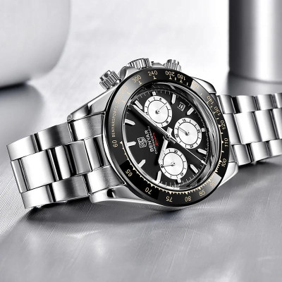 Benyar BY-5169 Silver-Black-White