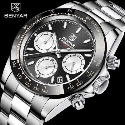 Benyar BY-5169 Silver-Black-White