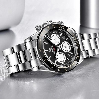 Benyar BY-5169 Silver-Black-White