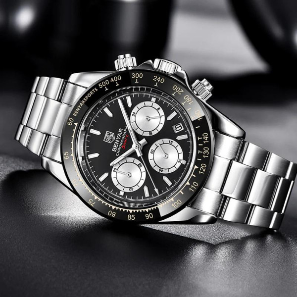 Benyar BY-5169 Silver-Black-White фото 7