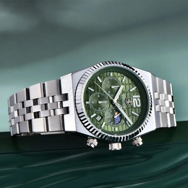 Benyar BY-5225 Silver-Green фото 3