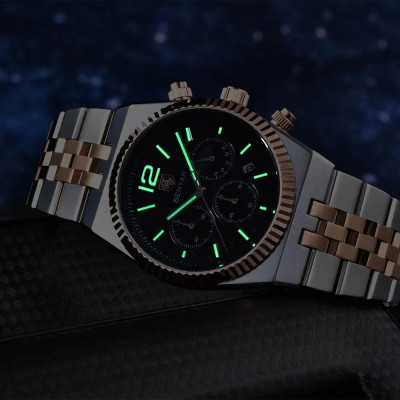 Benyar BY-5225 Silver-Rose Gold-Black