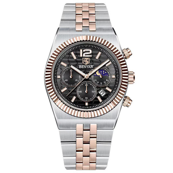 Benyar BY-5225 Silver-Rose Gold-Black фото 1