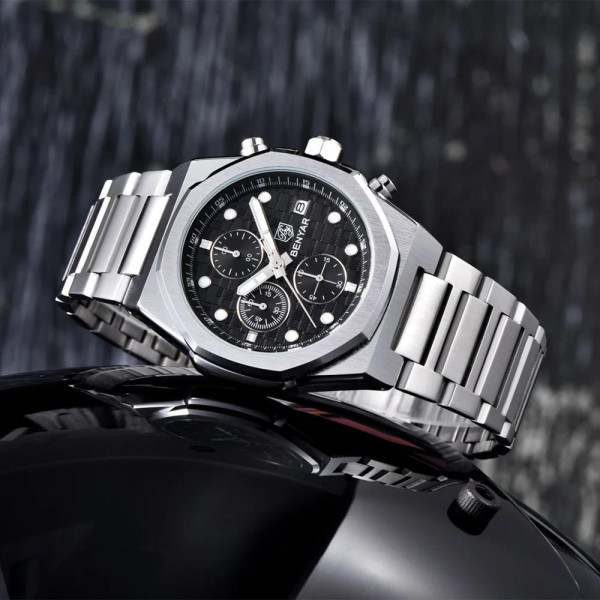 Benyar BY-5216 Silver-Black фото 4