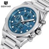 Benyar BY-5216 Silver-Blue фото 5