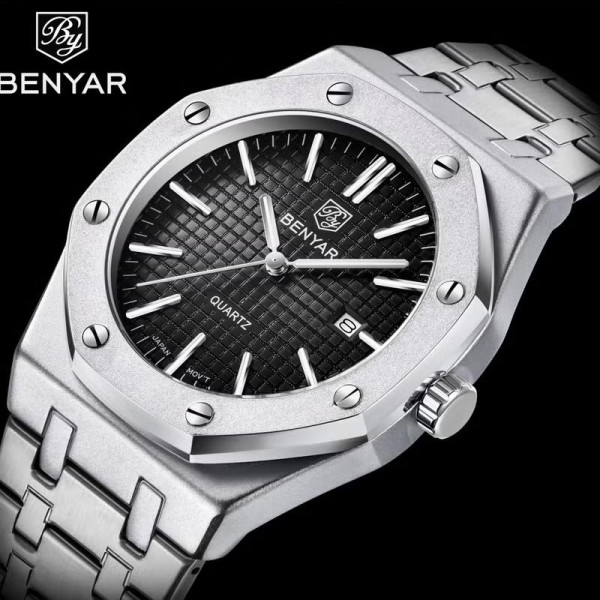 Benyar BY-5156 Silver-Black фото 4
