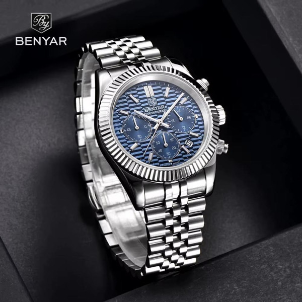 Benyar BY-S001 Silver-Blue фото 6