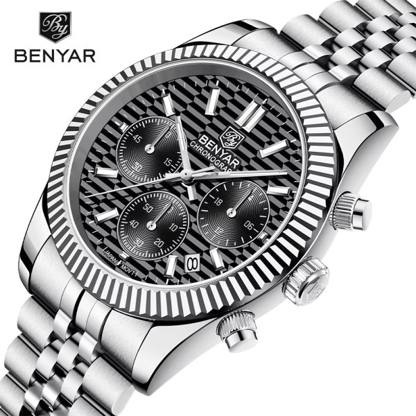 Benyar BY-S001 Silver-Black фото 4