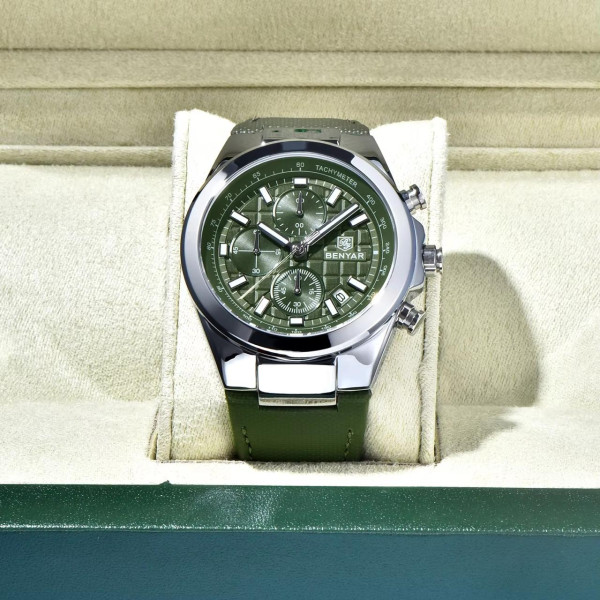 Benyar BY-5206 Silver-Green фото 8