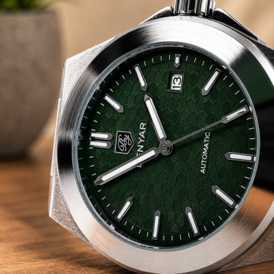 Чоловічий годинник Benyar BY-5219 Silver-Green