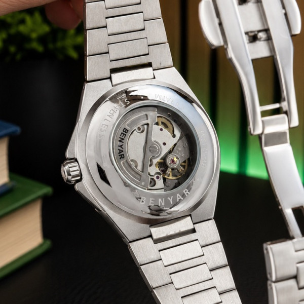 Чоловічий годинник Benyar BY-5219 Silver-White фото 10