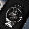 Чоловічий годинник Awarder 048 Не Забуду Дім Silver-Black Steel фото 4
