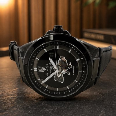 Мужские часы Awarder 050 Де би не був All Black Leather
