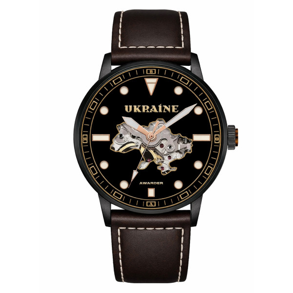 Awarder 044 Automatic Ukraine Black-Brown фото 1