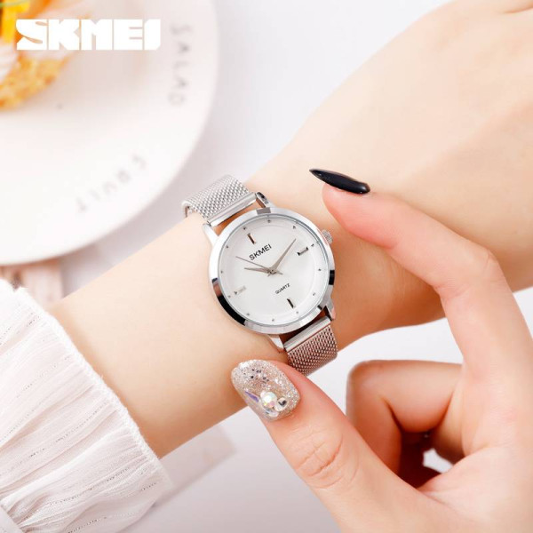 Жіночий годинник Skmei 1528SI Silver фото 4
