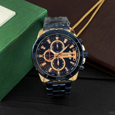 Curren 8337 Blue-Cuprum