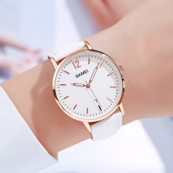 Жіночий годинник Skmei 1724RGWT Rose Gold-White фото 4