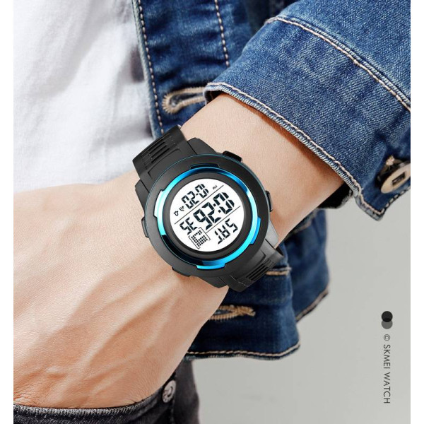 Чоловічий годинник Skmei 1731BUWT Blue-White фото 4