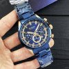 Чоловічий годинник Curren 8355 Blue-Cuprum фото 4