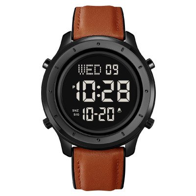 Skmei 1864LBNBK Brown-Black Leather