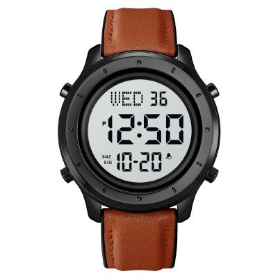 Skmei 1864LBNWT Brown-White Leather