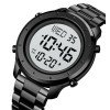 Мужские часы Skmei 1864SBKWT Black-White Steel фото 3