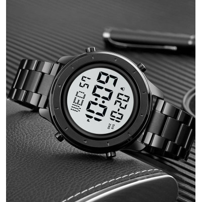 Skmei 1864SBKWT Black-White Steel