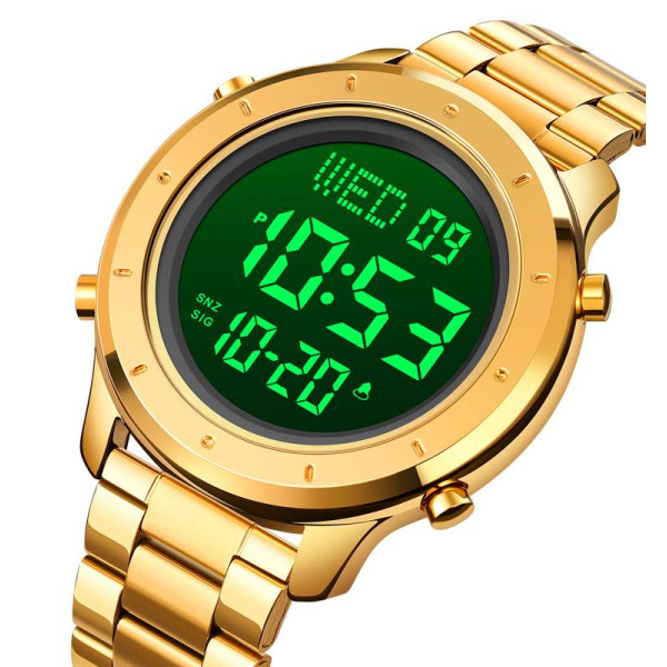 Чоловічий годинник Skmei 1864SGDBK Gold-Black Steel фото 5